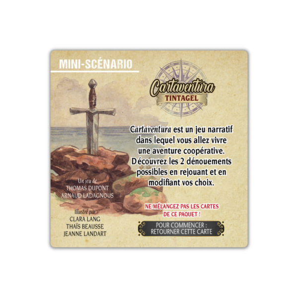Packshot Cartaventura - Démo Tintagel